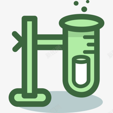 医用药箱试管医用7线性颜色图标图标