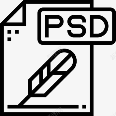 Psd文件类型3线性图标图标