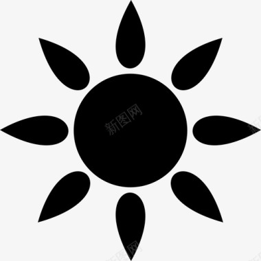 太阳花图标图标