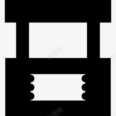 影院售票窗口电影院元素已填充图标图标