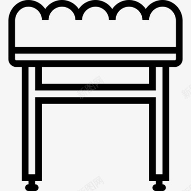 小凳子凳子家用直管图标图标