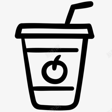 果汁饮料水果图标图标