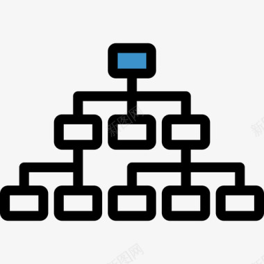 蓝色数字2网络商务套件2蓝色图标图标