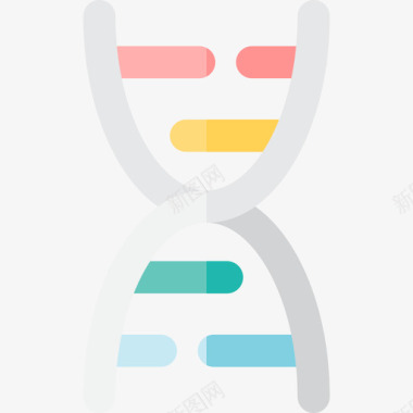 DNADna科学研究8扁平图标图标