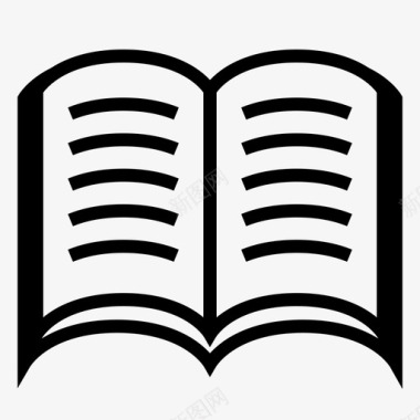 记录本书教育知识图标图标
