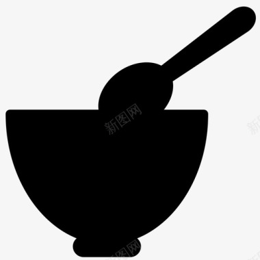 汤碗中国汤图标图标