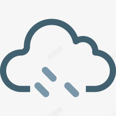 雨天气云朵图标图标