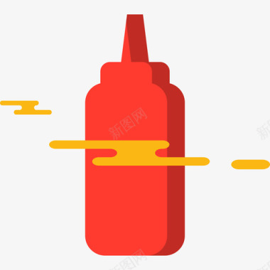 番茄酱彩色杂色图标扁平图标