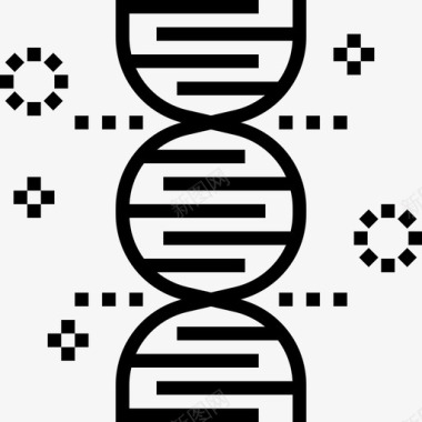 DNADna生物化学线性图标图标