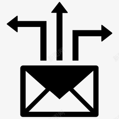 消息通信连接电子邮件图标图标