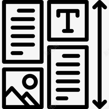 橙色线条线条5网页图标图标