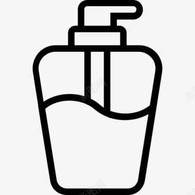 香皂美容2直线型图标图标