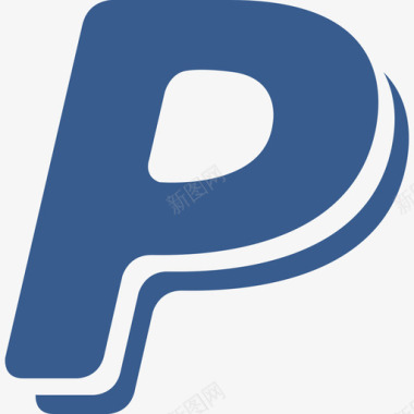 PaypalPaypal社交媒体6扁平图标图标