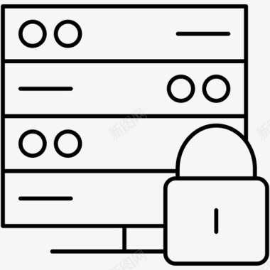 对大纲网络托管隐私安全图标图标
