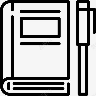 爱情元素集合笔记本业务元素集合2线性图标图标