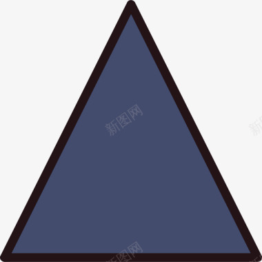 三角形元素线条色彩图标图标
