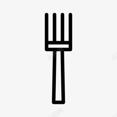 叉子做饭吃饭图标图标
