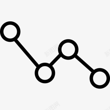 金融犯罪分析商业和金融图标集细线图标