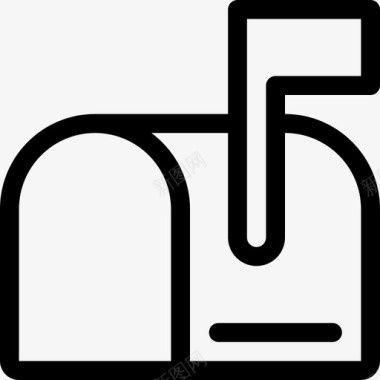 邮箱qq邮箱通讯图标大纲图标