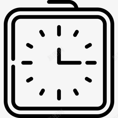 闹钟设计闹钟ui3线性图标图标