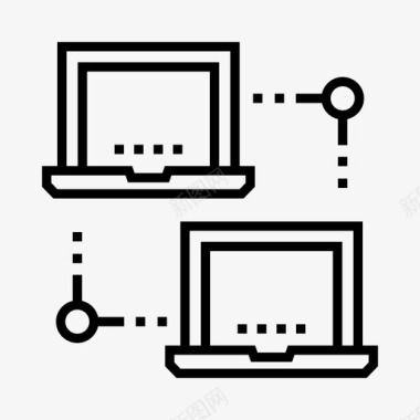 亲自制作连接交流链接图标图标