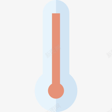 灰色温度计温度计天气10平的图标图标