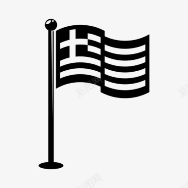希腊希腊希腊国旗希腊语图标图标