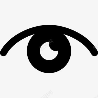 公共标识安全眼睛安全图标集实心图标