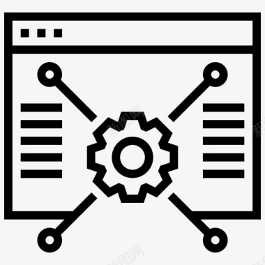 网站运营数据结构设备设置图标图标