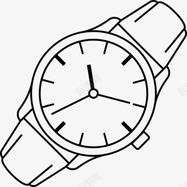 手表杂烩系列浅圆形图标图标