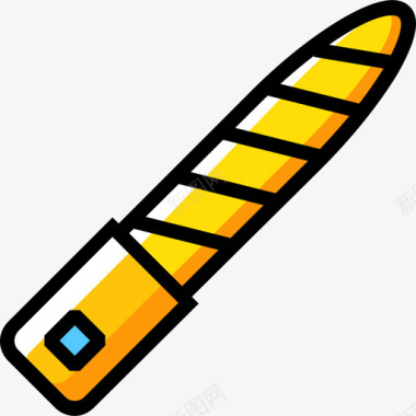 锉刀修饰3黄色图标图标
