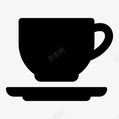 马克杯子饮料咖啡杯图标图标