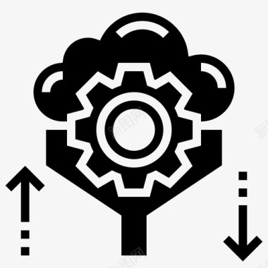 隔离底妆过滤器云数据图标图标