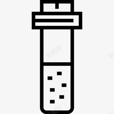 检验血液检验健康和医学3线性图标图标