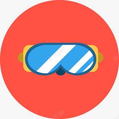 护目镜运动潜水图标图标