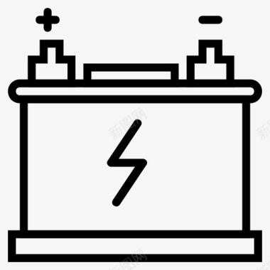 电力电网电池电力能源图标图标