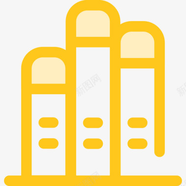 文件夹学校元素6黄色图标图标