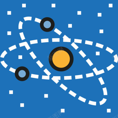 太阳简笔太阳系宇宙2线性颜色图标图标