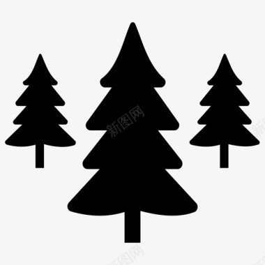 雪松雪松树雪松木图标图标