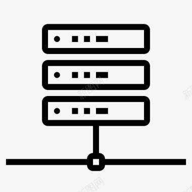 磁盘存储服务器连接文件图标图标