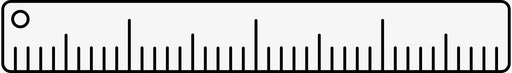 学校类展板尺子diy测量图标图标
