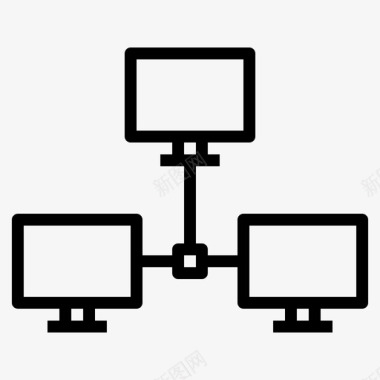 联网报警设备局域网计算机互联网图标图标