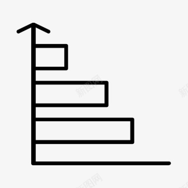 细金边图表条形图细图表图标图标