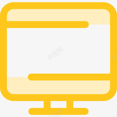 黄色饮料瓶计算机工具10黄色图标图标