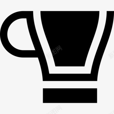 咖啡杯咖啡厅5装满图标图标