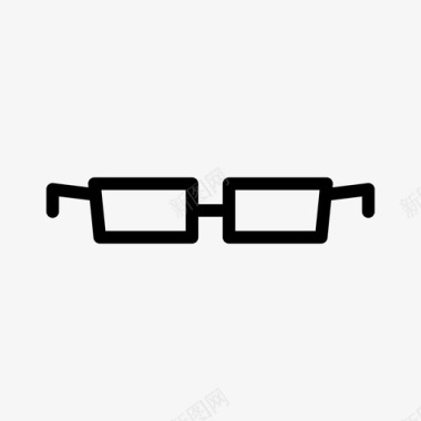 湖面微光眼镜时尚微光图标图标
