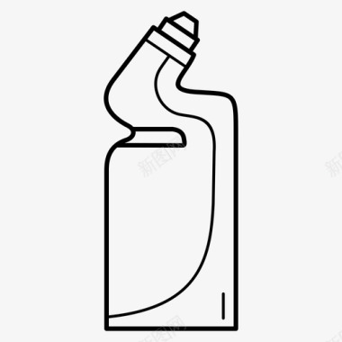 清洁剂瓶清洁用品消毒剂图标图标
