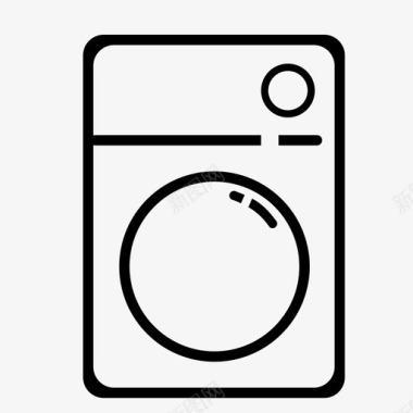 洗衣机洗衣机清洁剂家用图标图标