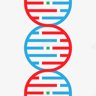 DNA海报Dna健康和医学9线性颜色图标图标