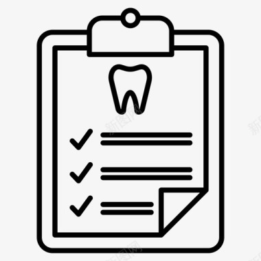 爱护口腔牙科检查牙科医疗保健图标图标
